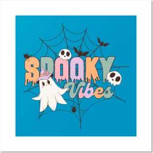 Retro Halloween Spooky vibes Posters and Art